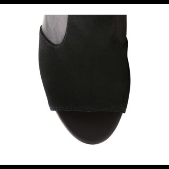 Kensie“Evanna”suede peep toe ankle booties 8.5 - Picture 2 of 8